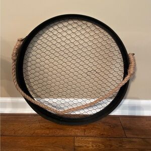 Hobby Lobby Black and Brown Circular Wall Decor